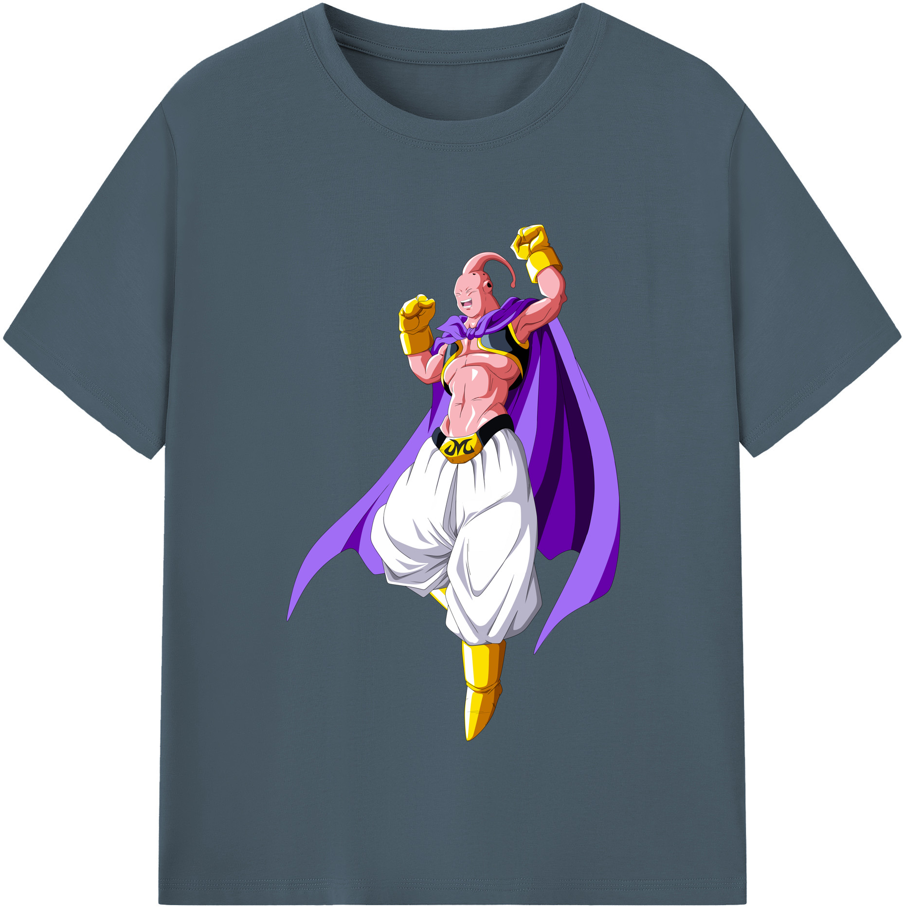 （画像用） ドラゴンボール 魔人ブウ DRAGON BALL Majin Buu 綿100％半袖Tシャツ（フロントプリント）